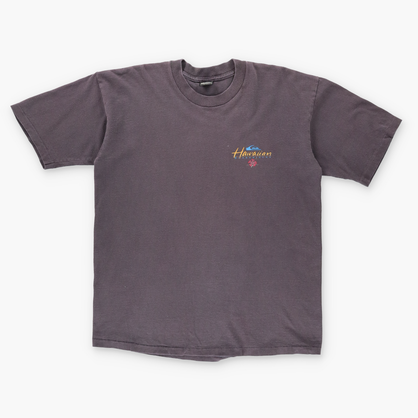 Vintage QUICKSILVER Y2K Hawaiian USA Made Single Stitch T-Shirt (L)