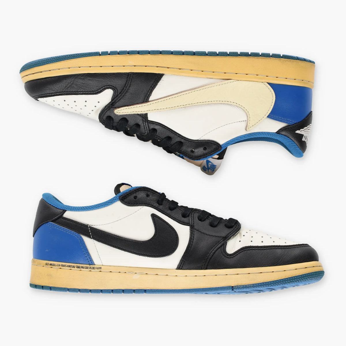 NIKE Air Jordan 1 x Travis Scott Cactus Jack Fragment Design Low Sneakers (12)