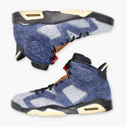 AIR JORDAN 6 Retro "Washed Denim" Sneakers (11.5)