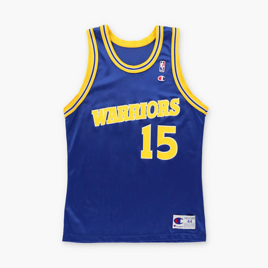 Vintage CHAMPION Latrell Sprewell #15 Golden State Warriors NBA Jersey USA Made (M)