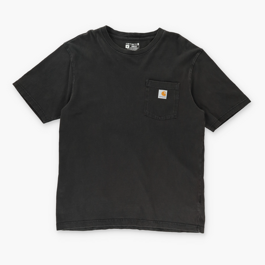 CARHARTT 'Loose Fit' Black Pocket T-Shirt (M-L)