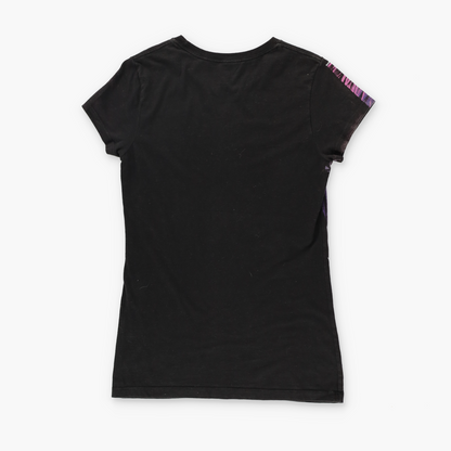 TAPOUT Y2K Wrestling Pink & Purple Crown Graphic Tee (Women's M)