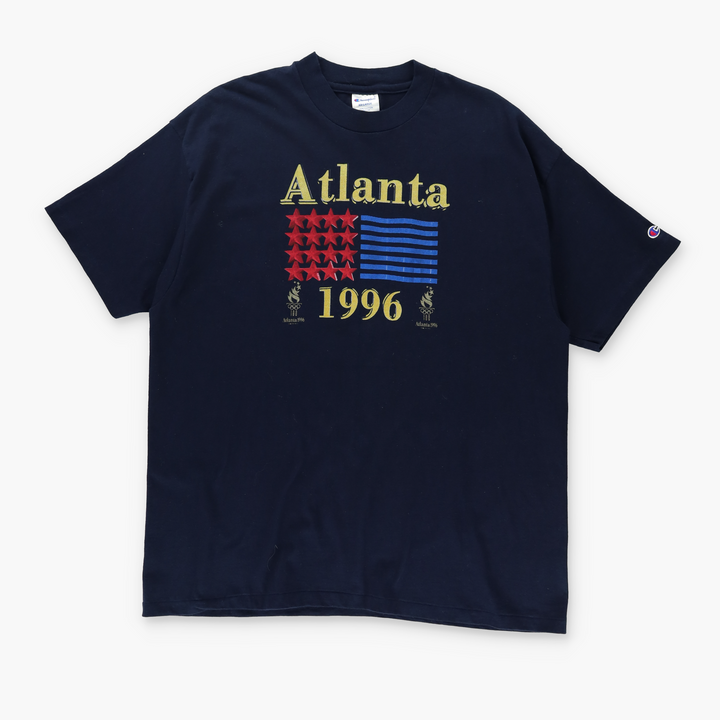 CHAMPION 1996 Atlanta Olympics USA Made Gold Detail Tee (XXL)