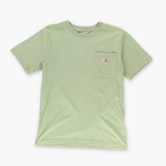 CARHARTT Relaxed Fit Outdoors Pocket Green Graphic Tee (S)
