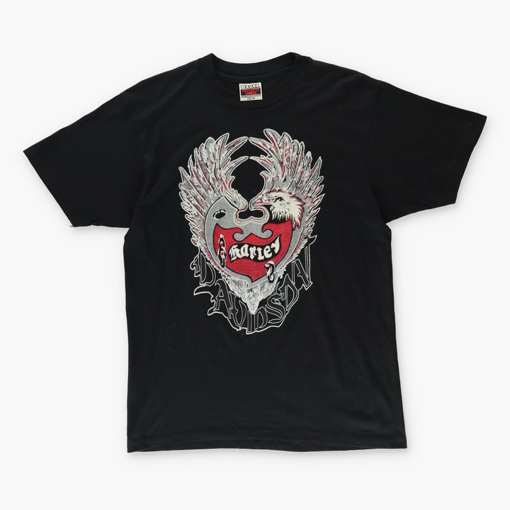 HARLEY DAVIDSON 80's Black Hills 50/50 USA Made Tee (M-L)