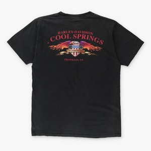 HARLEY DAVIDSON 2000 USA Made Eagle Graphic T-Shirt (L)