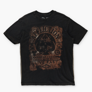AFFLICTION Live Fast Spades Graphic Branded T-Shirt (L-XL)