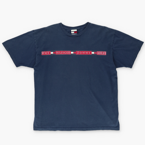 TOMMY HILFIGER Navy Casual Logo Tee (L)