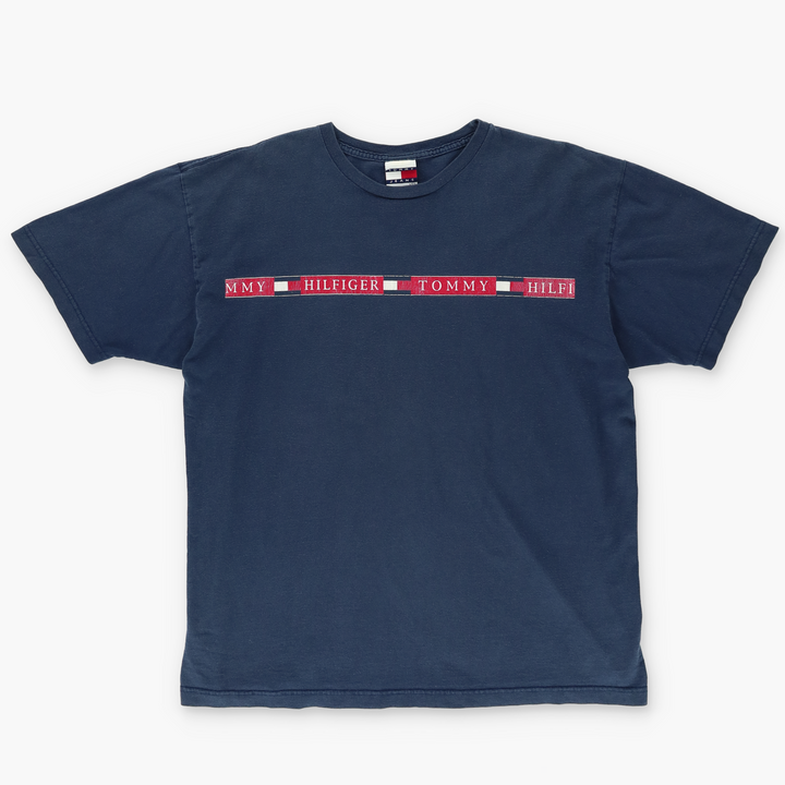 TOMMY HILFIGER Navy Casual Logo Tee (L)