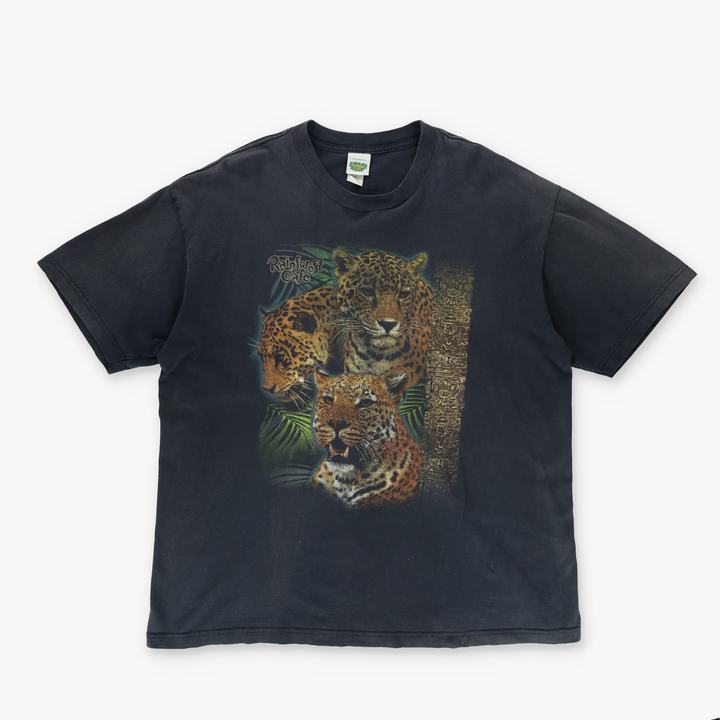 Rainforest Cafe Leopard Animal Jungle & Nature Graphic Tee (XL)