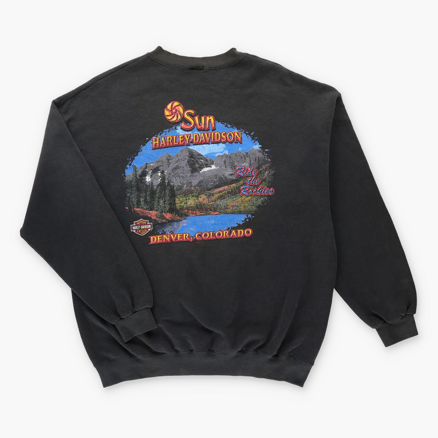 HARLEY DAVIDSON Motorcycles Denver Double Sided Sweatshirt (M)