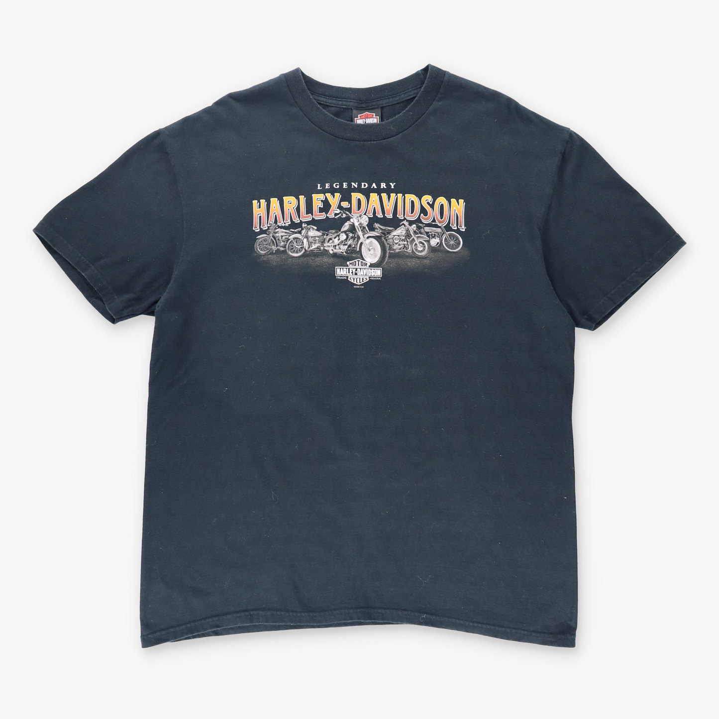 Vintage HARLEY DAVIDSON 'Second City' Retro Chicago Girl Motorcycle T-Shirt (L-XL) Vintage Sole Melbourne