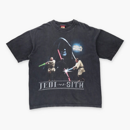 Vintage 90's STAR WARS Episode 1 Jedi Vs Sith Movie Sci Fi T-Shirt (XL-XXL)