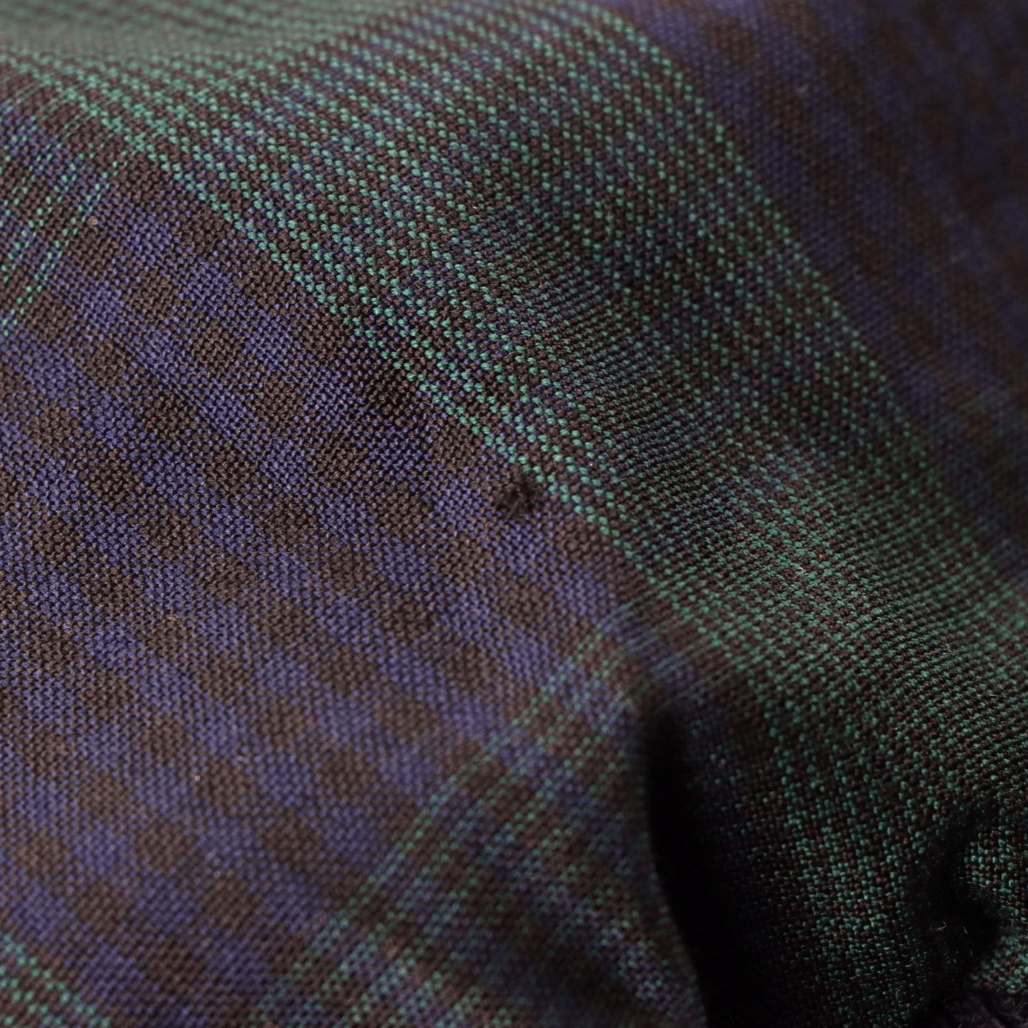 PENDLETON Green & Blue Plaid Lined Pull Over Sweatshirt USA Made (L)