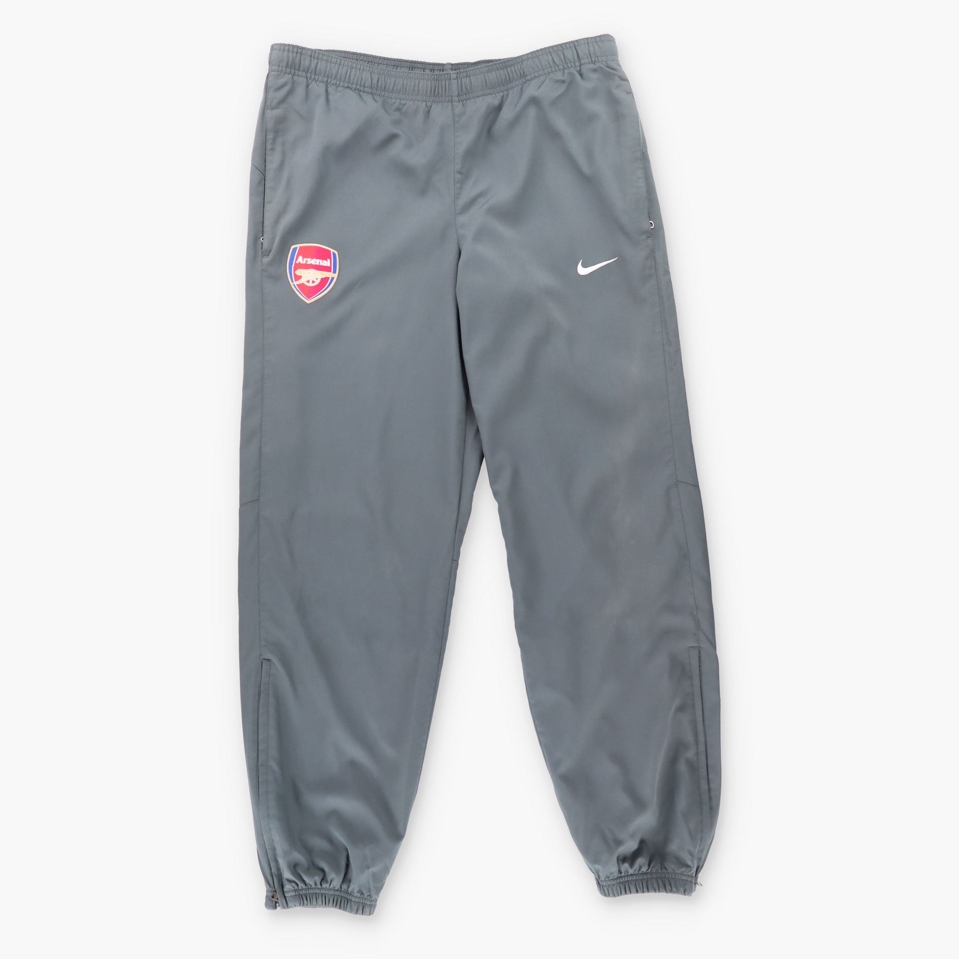 Vintage NIKE X ARSENAL FC Embroidered Swoosh Soccer Track Pants (S) *Aubs Vintage Sole Melbourne