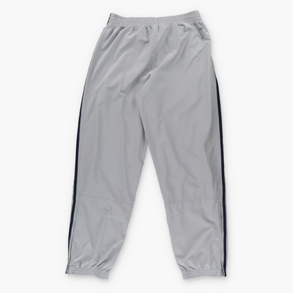 Vintage ADIDAS Embroidered 3-Stripe Grey & Navy Track Pants (M) *Aubs Vintage Sole Melbourne