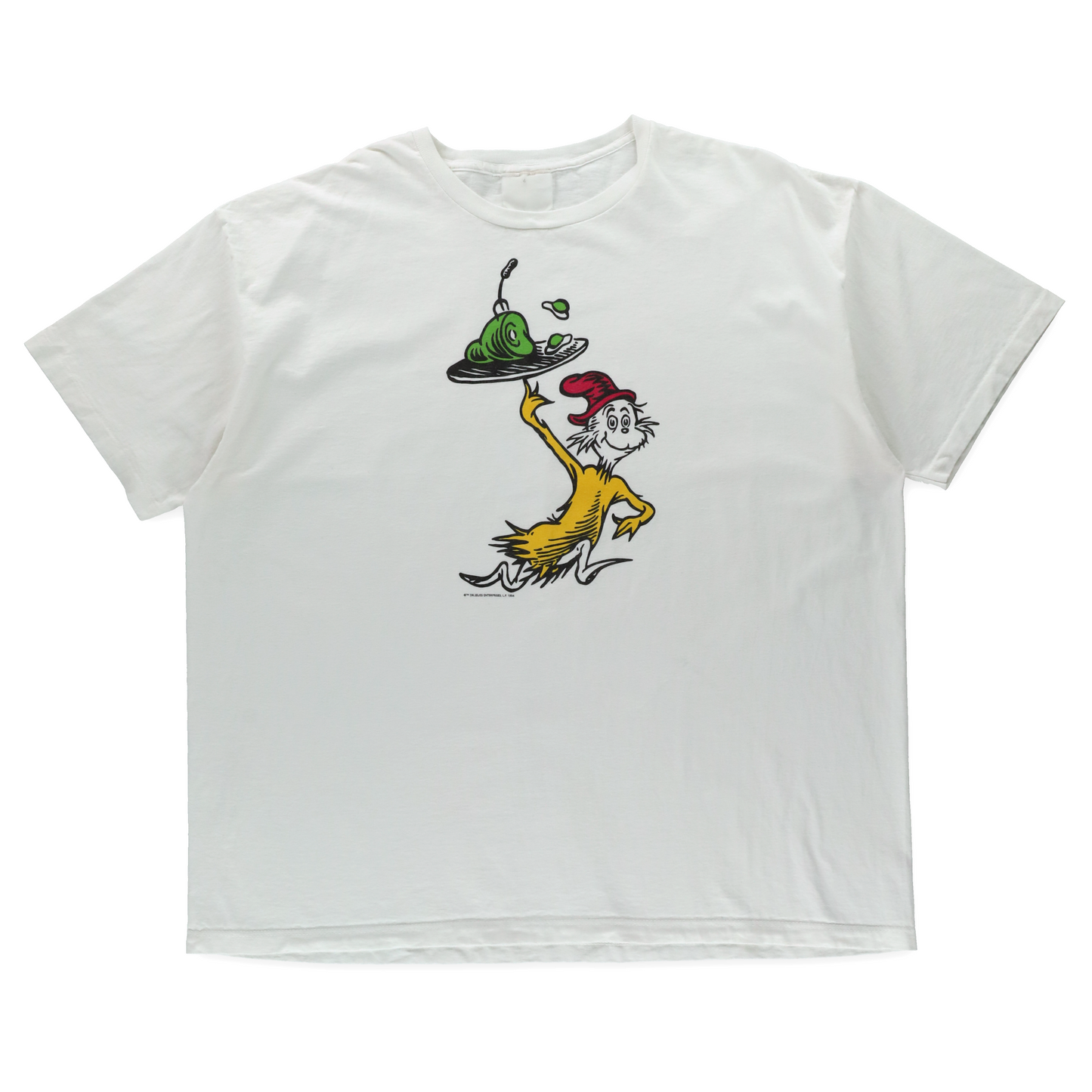 Vintage 1994 Dr Suess 'Green Eggs N Ham' White T-Shirt (XXXL)