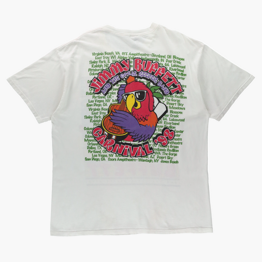 Jimmy Buffett And The Coral Reefer Band '98 Tour "Don't Stop The Carnival" Tropical Tee (XL)