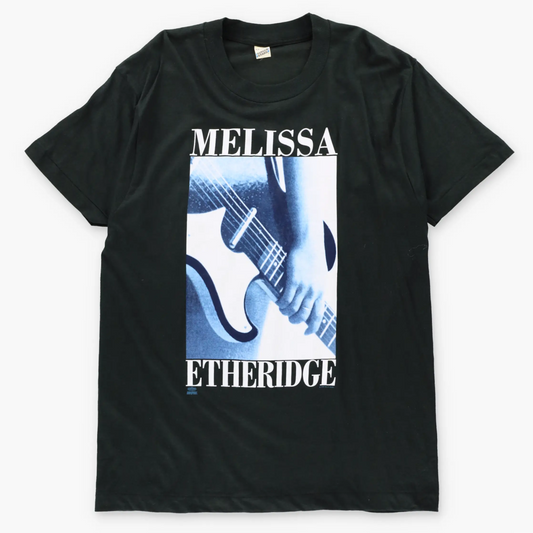 Vintage 1992 MELISSA ETHERIDGE 'Never Enough' Tour Black Single Stitch USA Made Tee (L-XL TALL)