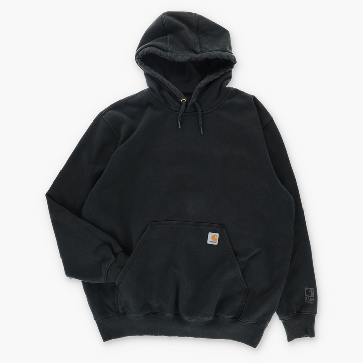 CARHARTT 'Original Fit' Heavyweight Black Hoodie Sweatshirt (XL)
