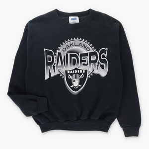 NFL Oakland Raiders 1996 Black Sweatshirt USA Made (M)
