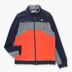 FILA Italy "Italia Athletic" Colour Block Full Zip Sweatshirt (M-L)