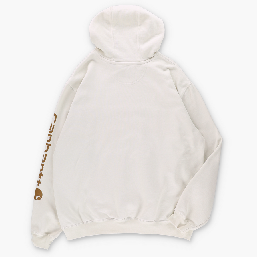 CARHARTT 'Loose Fit' Vanilla White Hoodie Sweatshirt (L-XL)