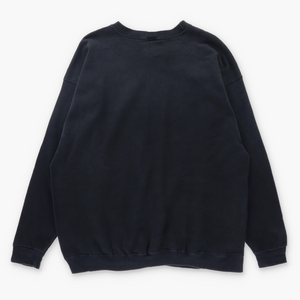 NIKE Swoosh Logo Classic Black Sweatshirt (XL)
