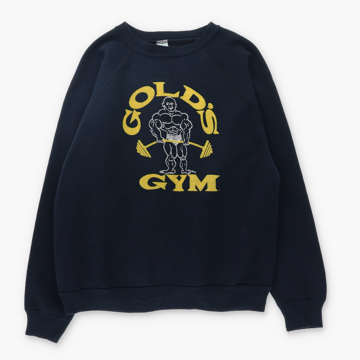 Vintage Gold's Gym 80s Boxy Sweatshirt USA Made (M-L)