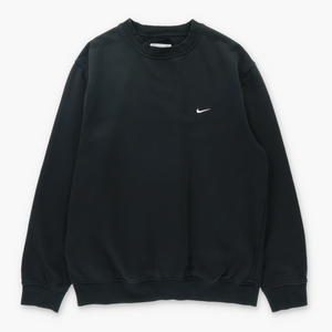 NIKE Classic Swoosh Logo Black Sweatshirt (L)