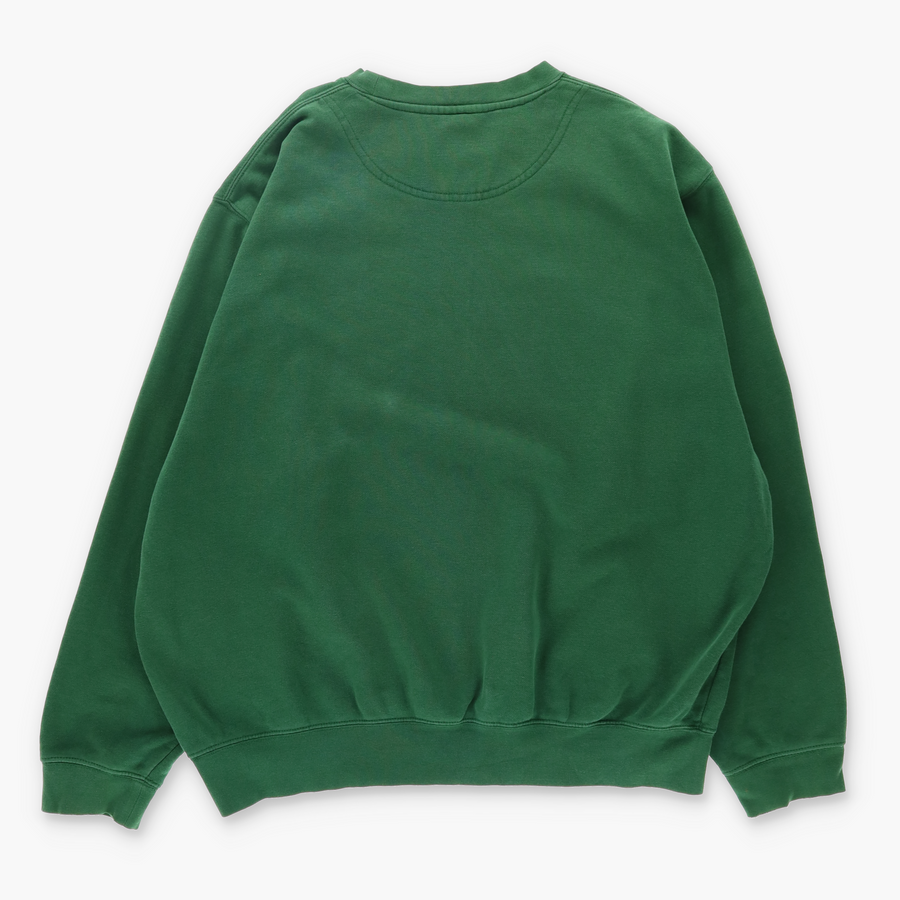 NIKE 90s Centre Swoosh Logo Green Boxy Sweatshirt (L-XL)
