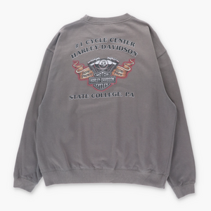 HARLEY DAVIDSON State College Double Sided Taupe Sweatshirt (XL)