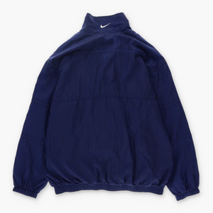 NIKE 90s Navy Blue Lined Boxy Windbreaker Jacket (L-XL)