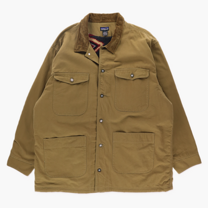 PATAGONIA 90s 'Nuevo Range' 27051 Aztec Blanket Lined Coat (XL)