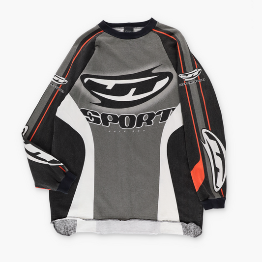 JT Paintball 'Rave 500' 90s Cotton Long Sleeve Sport Jersey T-Shirt (L)