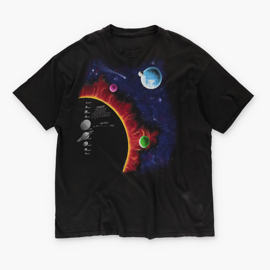Dynamic Solar System 1990 Planets Double Sided T-Shirt (XL)