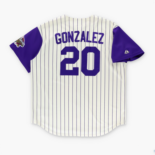 MLB Arizona Diamondbacks #20 Luis Gonzalez MAJESTIC USA Made Baseball Jersey (XL)