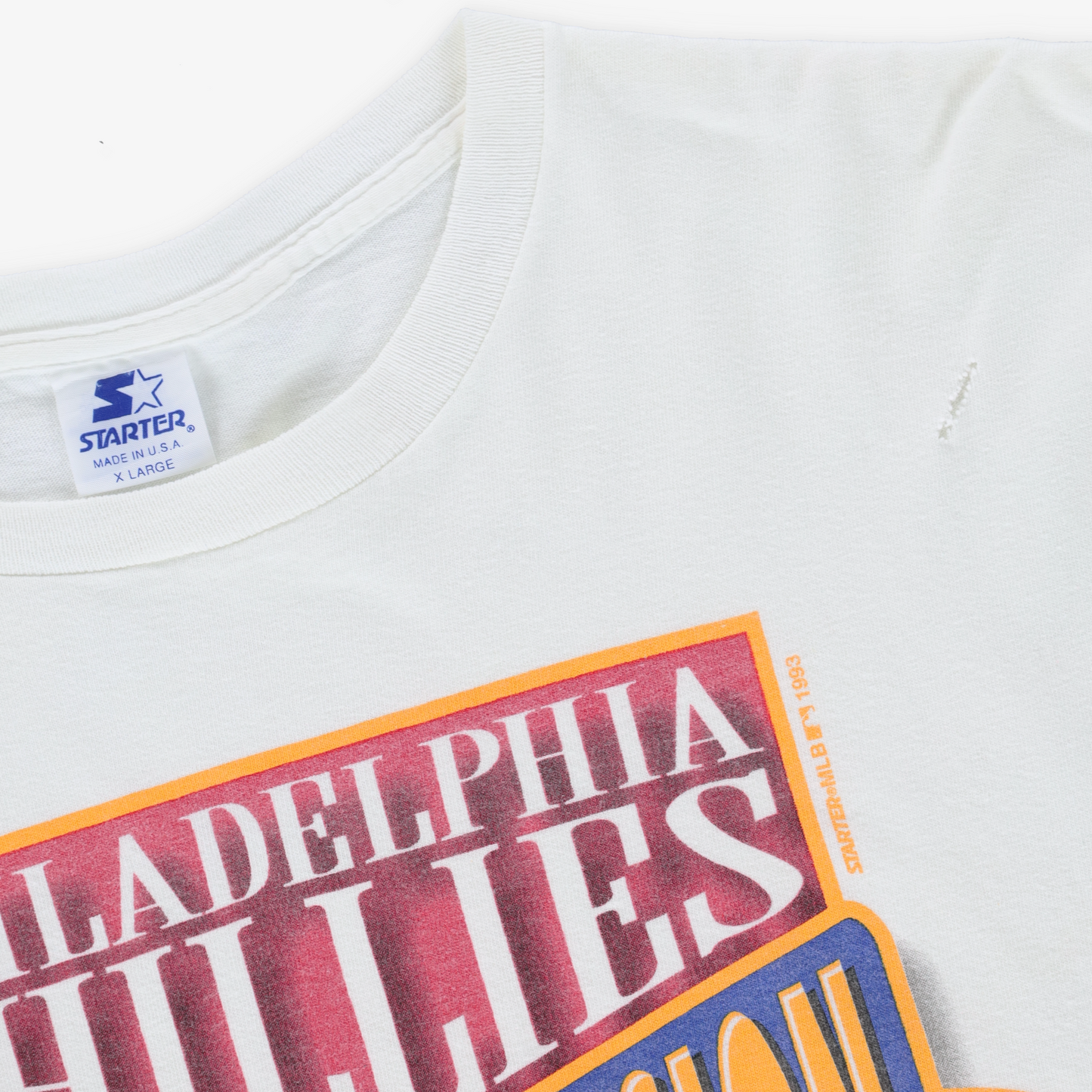 MLB Philadelphia Phillies 1993 Champions STARTER USA Made T-Shirt (XL)