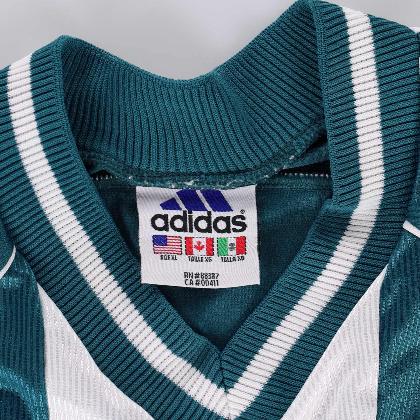 Vintage Germany 1998-2000 ADIDAS Away Soccer Jersey England Made (XL)