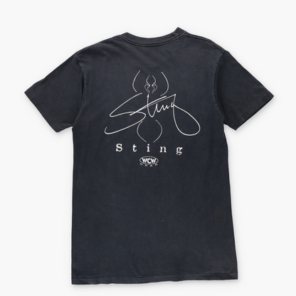 WCW 'The Sting' Wrestling 'USA Made' Signed Single Stitch Graphic T-Shirt (M)