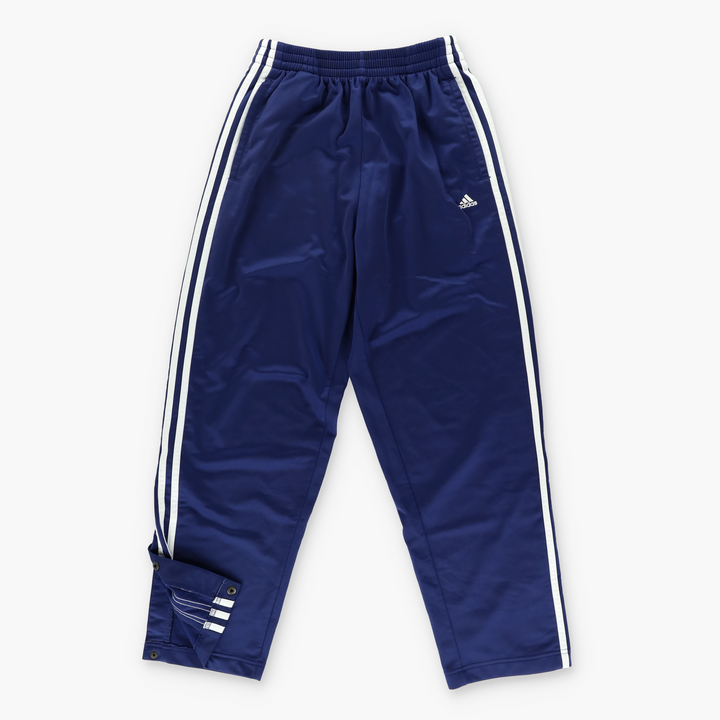 ADIDAS 3-Stripe Navy Blue Tear Away Track Pants (S)