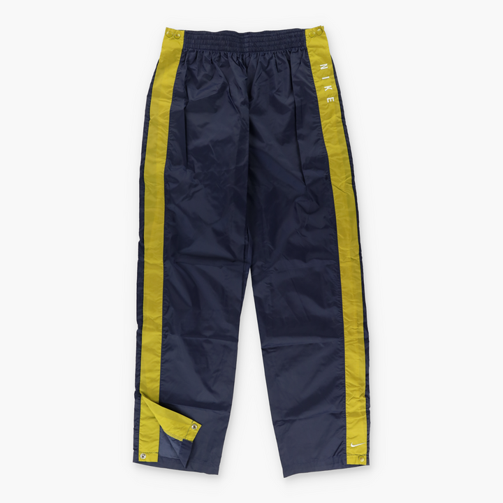 NIKE Navy & Khaki Swoosh Logo Tear Away Track Pants (XL)