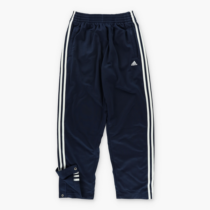 ADIDAS Dark Navy Blue 3-Stripe Tear Away Track Pants (S)