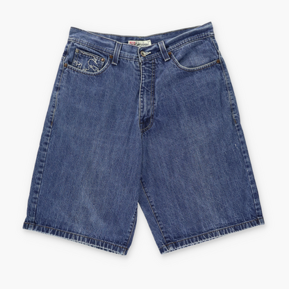 ECKO UNTLD Embroidered Rhino Logo Y2K Jorts Shorts (36)