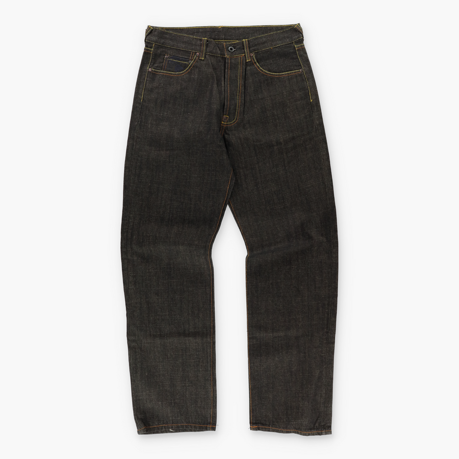 RMC RED MONKEY Double Samurai Embroidered Y2K Jeans (34)