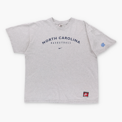 Vintage NORTH CAROLINA X NIKE Swoosh Basketball Grey T-Shirt (XL) Vintage Sole Melbourne