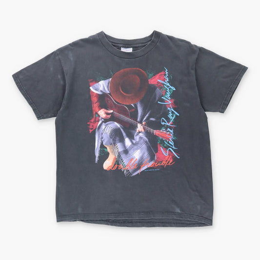 Vintage 1989 Stevie Ray Vaughan 'Double Trouble' Blues Music T-Shirt (L)