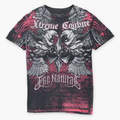 Vintage XTREME COUTURE Y2K Grunge Made in USA Black & Red T-Shirt (M) Vintage Sole Melbourne