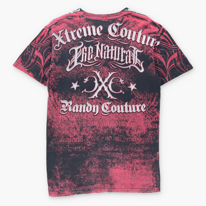 Vintage XTREME COUTURE Y2K Grunge Made in USA Black & Red T-Shirt (M) Vintage Sole Melbourne