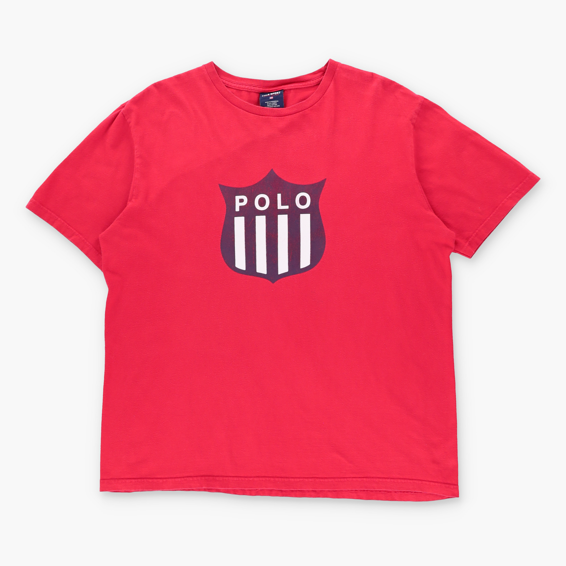 Vintage POLO SPORT By Ralph Lauren Centre Red Logo T-Shirt (L) Vintage Sole Melbourne
